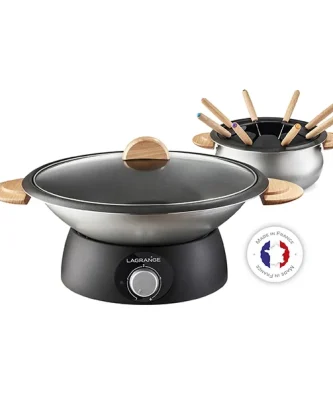 Wok et fondue classic 900 W 349019 Lagrange