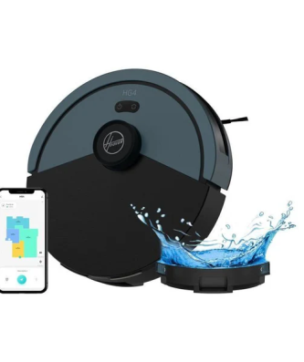 Hg430h Hydro Robot Aspirateur Laveur - Puissant 4000pa - Tous Sols - Navigation Laser -capteur D'obstacles - Station Rech Hoover