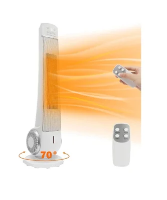 Radiateur électrique en Céramique avec Télécommande 2200W blanc Vendos85