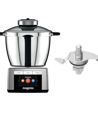 Lot Cook expert chrome mat et accessoire pétrin Magimix