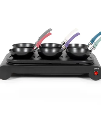 Appareil mini-crêpes et mini-woks 47 cm DOM200 Livoo