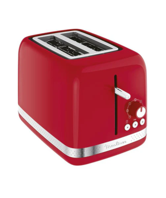 Toaster Soleil 850w 2 Tranches Retro Rouge - Lt300510 Moulinex