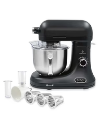 Lot robot pâtissier 5 L avec balance intégrée et kit tranchoir et râpes