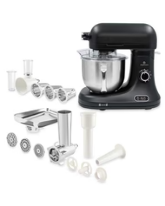 Lot robot pâtissier avec kit hachoir à viande et kit tranchoir et râpes