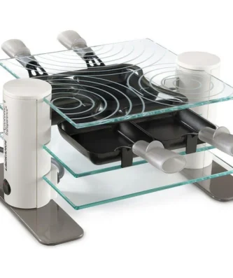 Machine à Raclette Transparente En Verre Trempé - 600 W Lagrange