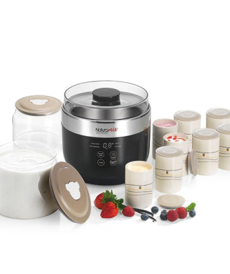Lot yaourtière fromagère Voluptea 4 pots supplémentaires Naturamix