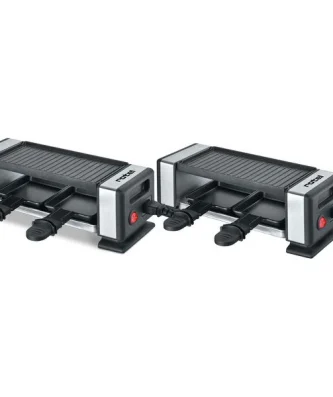 Lot de 2 appareils à raclette 2 personnes raccordables Rotel