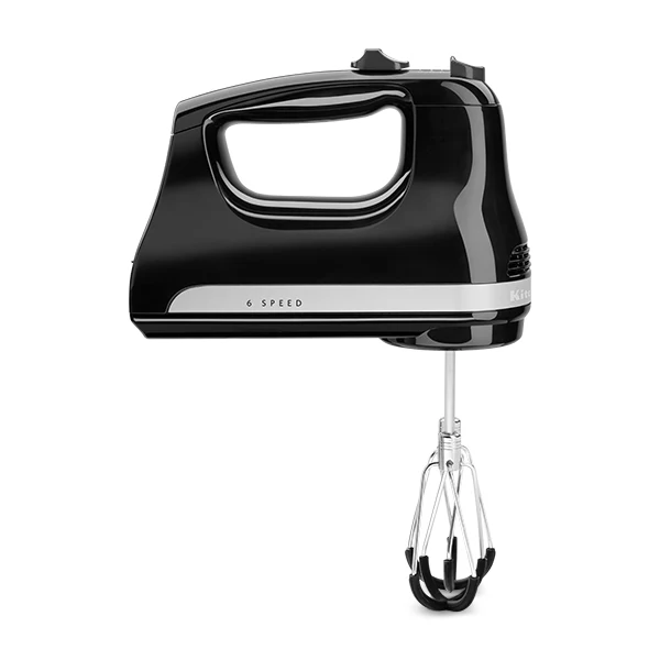 Batteur à main électrique 6 vitesses 60 W noir onyx 5KHM6118EOB Kitchenaid