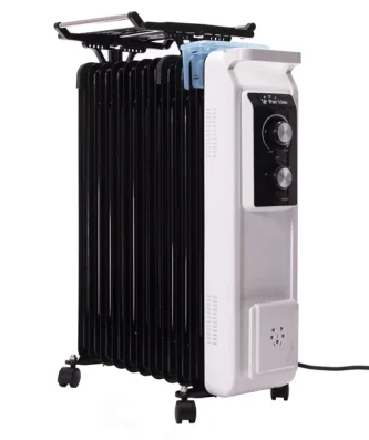 Radiateur bain d'huile faible consommation avec grille de séchage amovible Purline