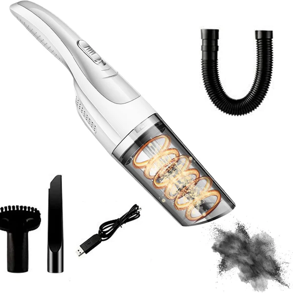 Aspirateur de table sans fil rechargeable 13000PA gris blanc Vendos85