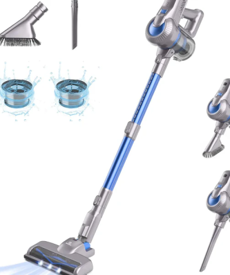 Aspirateur sans Fil 3 en 1 300W rouge noir Vendos85Description produit - Aspirateur sans Fil 3 en 1 300W rouge noir Vendos85 aspirateur sans fil ne pèse que 1,32 kg et peut être utilisé d'une seule main. Avec deux têtes de brosse supplémentaires, l'aspirateur sans fil peut être facilement transformé en une seule main pour nettoyer facilement les planchers, les escaliers, les canapés et les tables, les voitures, les claviers, les rideaux, les plafonds et d'autres types de situations de nettoyage domestique. l'aspirateur est alimenté par un moteur brushless de 250 - 300W qui fournit une puissance d'aspiration ultra - puissante allant jusqu'à 25000 pa et peut nettoyer les déchets en profondeur.l'aspirateur sans fil est alimenté par une batterie de 6 x 2500mah et peut basculer entre deux modes de fonctionnement: 35 - 45 minutes en mode standard et 12 - 15 minutes en mode Max. La batterie est complètement chargée en seulement 4,5 heures. La batterie est amovible et facile à charger.le système de filtration à trois couches de la batterie de l'aspirateur peut capturer des particules de 0,3 micron, réduire la poussière de 99,99% et prévenir la pollution secondaire. Comprend un filtre cyclonique 1, un filtre éponge haute densité, une couche filtrante cyclonique 2, un filtre en acier inoxydable et un filtre à air haute efficacité. Remarque: Veuillez nettoyer et remplacer le filtre régulièrement pour éviter la réduction de la puissance d'aspiration et le blocage.Description produit - Aspirateur sans Fil 3 en 1 300W rouge noir Vendos85 aspirateur sans fil ne pèse que 1,32 kg et peut être utilisé d'une seule main. Avec deux têtes de brosse supplémentaires, l'aspirateur sans fil peut être facilement transformé en une seule main pour nettoyer facilement les planchers, les escaliers, les canapés et les tables, les voitures, les claviers, les rideaux, les plafonds et d'autres types de situations de nettoyage domestique. l'aspirateur est alimenté par un moteur brushless de 250 - 300W qui fournit une puissance d'aspiration ultra - puissante allant jusqu'à 25000 pa et peut nettoyer les déchets en profondeur.l'aspirateur sans fil est alimenté par une batterie de 6 x 2500mah et peut basculer entre deux modes de fonctionnement: 35 - 45 minutes en mode standard et 12 - 15 minutes en mode Max. La batterie est complètement chargée en seulement 4,5 heures. La batterie est amovible et facile à charger.le système de filtration à trois couches de la batterie de l'aspirateur peut capturer des particules de 0,3 micron, réduire la poussière de 99,99% et prévenir la pollution secondaire. Comprend un filtre cyclonique 1, un filtre éponge haute densité, une couche filtrante cyclonique 2, un filtre en acier inoxydable et un filtre à air haute efficacité. Remarque: Veuillez nettoyer et remplacer le filtre régulièrement pour éviter la réduction de la puissance d'aspiration et le blocage.