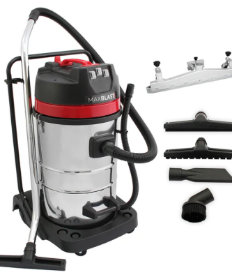 Aspirateur Industriel MAXBLAST de 80 Litres avec Embout d’Aspiration MaxBlast