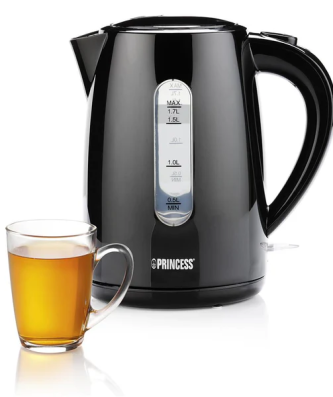 bouilloire électrique de 1,7L 2200W noir Princess