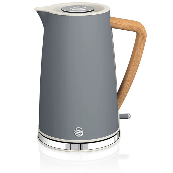 Bouilloire électrique 1,7L Ultra Rapide Sans Fil Design Moderne Nordic 2200 Gris SK14610GRYNEU