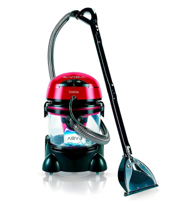 Aspirateur Laveur pour Tapisserie de Voiture, Nettoyant pour Taches d'Animaux 2400 Noir/Rouge Vira VC1112