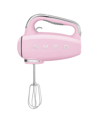 Batteur à main années 50 rose Smeg