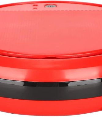 Aspirateur robot avec Fonction de Nettoyage UV rouge noir Vendos85