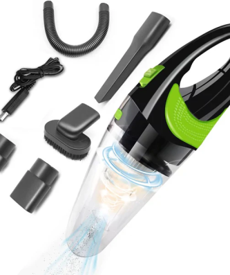 Aspirateur de table sans fil 120W vert noir Vendos85