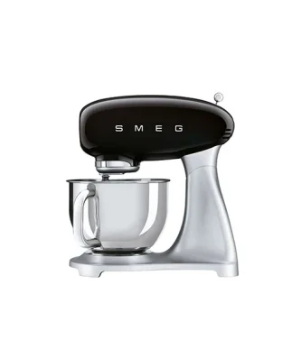 Robot pâtissier noir 4,8 L 800 W SMF02BLEU Smeg