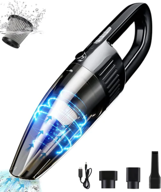 Aspirateur de table sans fil rechargeable 2200PA noir Vendos85