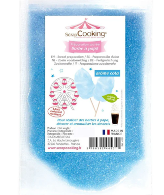 Préparation barbe à papa bleue 480 g Scrapcooking