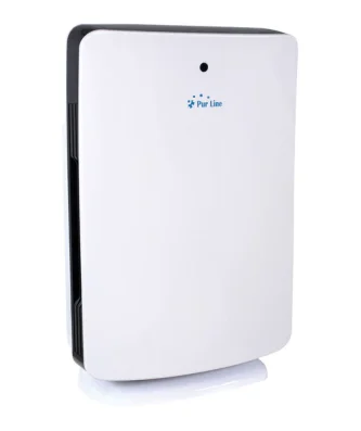 Purificateur d'air avec filtre HEPA, PM2, ioniseur, écran tactile LED, 3 vitesses et mode AUTO pour 40m2 Purline