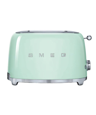 Toaster 2 tranches vert d'eau 950 W TSF01PGEU Smeg