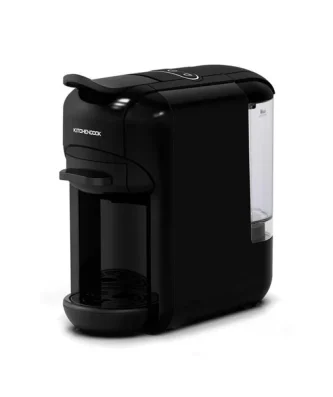 Machine à expresso multi dosettes et café moulu noire Kitchencook