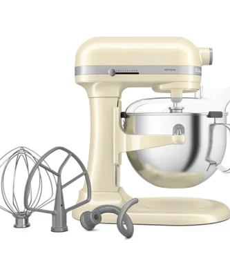 Robot pâtissier multifonction Artisan à bol relevable 5,6 L crème 5KSM60SPXEAC Kitchenaid