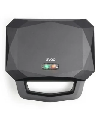Livoo - Appareil A Gaufres Et Croques - Dop232 - Surface De Cuisson : 12,5 X 23 Cm - Profondeur Des Plaques : 1,5 Cm Livoo
