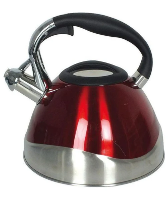 Bouilloire Sifflante Varus 3 L Rouge Kela