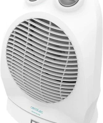 Chauffage soufflant avec 3 modes de fonctionnement et oscillation 2400W blanc Cecotec