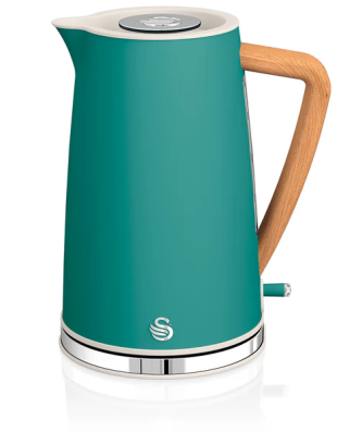 Bouilloire électrique 1,7L Ultra Rapide Sans Fil Design Moderne Nordic 2200 Vert SK14610GRENEU