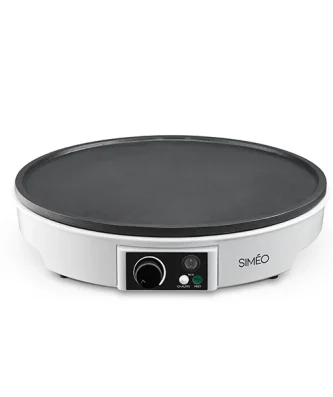 Crêpière électrique 30 cm 1000W blanche Simeo