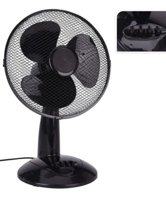 Ventilateur de table 45 W Noir VidaXL
