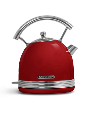 Bouilloire vintage 1,7 L 2200 W SCKE17R rouge Schneider