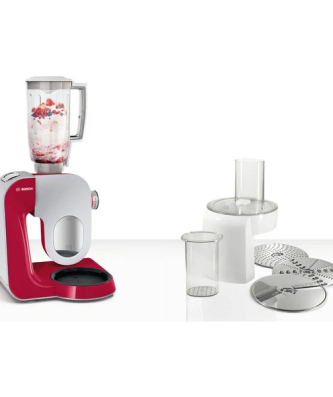 Robot pâtissier MUM Serie 4 1000 W rouge MUM58720 Bosch