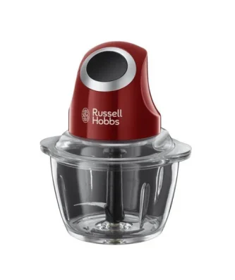 24660-56 Hachoir Electrique Desire Bol Preparation 1l, Lames Acier Inoxydable Amovibles, Ultra Resistant, Compatib Russell Hobbs