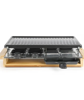 Appareil à raclette 8 personnes poêlons doubles 1200 W DOC257 Livoo