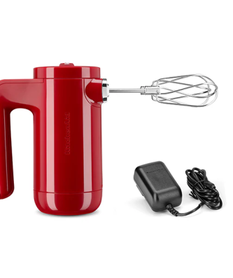 Batteur à main électrique sans fil 7 vitesses rouge empire 5KHMB732EER Kitchenaid