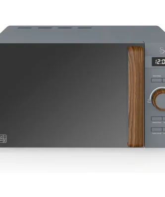 Micro-ondes Digital 20L Design Moderne Nordic 800 Gris SM22036GRYNEU