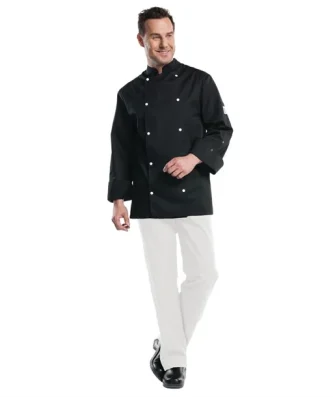 Veste de cuisine mixte Chaud Devant Firenze noire