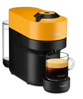 Cafetière à dosette Vertuo POP jaune Magimix