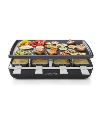 Raclette 8p Grill Crepe 1200w Noir - 179301 Lagrange