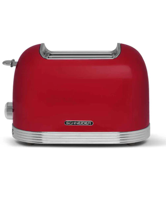 Grille-pain 2 fentes 815 W SCTO2R rouge Schneider