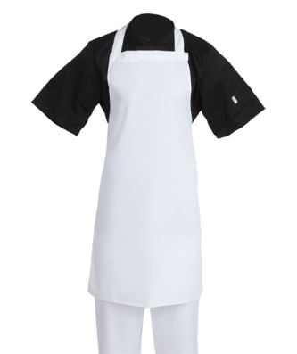 Whites white bib apron