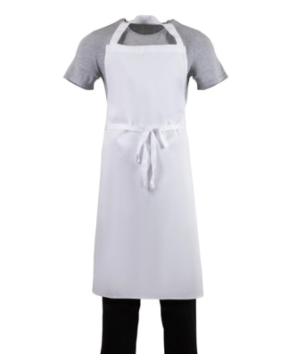 Whites bib apron white XL