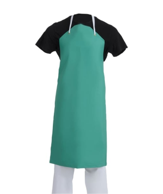 Whites black bib apron