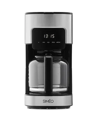 Cafetière filtre électrique programmable 1,5 L 900 W Simeo