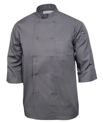 Veste de cuisine mixte Chef Works grise XXL